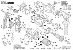 Bosch 3 601 A9C 561 GSB 21-2 RE Percussion Drill 110 V / GB Spare Parts GSB21-2RE